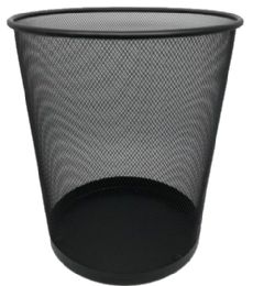 20 Units of Mesh Waste Basket Black Large Size - Waste Basket