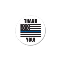 6 Wholesale Thank You! Law Enforcement Button