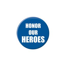 6 Pieces Honor Our Heroes Button - Costumes & Accessories