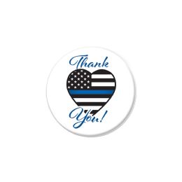 6 Pieces Thank You! Law Enforcement Button - Costumes & Accessories
