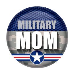 6 Pieces Military Mom Button - Costumes & Accessories