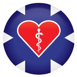 6 Wholesale Medical Star Icon W/heart Button