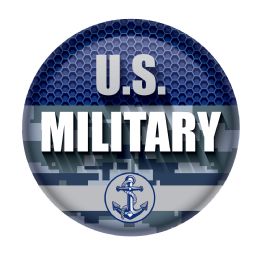 6 Pieces U.S. Military Button - Costumes & Accessories