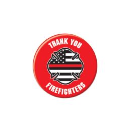6 Wholesale Thank You Firefighters Button