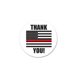 6 Wholesale Thank You! Firefighters Button