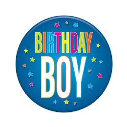 6 Wholesale Birthday Boy Button