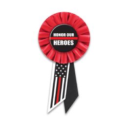 6 Pieces Honor Our Heroes Rosette - Bows & Ribbons