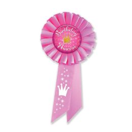 6 Pieces Birthday Princess Rosette - Bows & Ribbons
