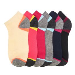 432 Pairs Women's Spandex Ankle Socks Size 9-11 - Womens Ankle Sock
