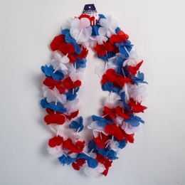 Wholesale Footwear Lei Patriotic 3pk Polyester
