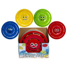 24 Bulk Flying Disc With Smiley Face