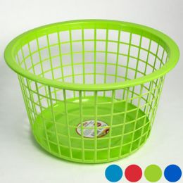 24 of Basket Mini Round 16.5 Inch Dia 9.65 Inch Tall 4 Colors 22.34 Qt. Bpa Free #1416