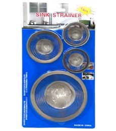 72 Pieces 4 Piece Strainer Set - Plumbing Supplies