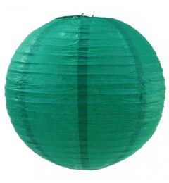 120 Pieces 8 Inch Paper Lantern In Emerald Green - Party Center Pieces