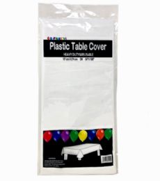 96 Wholesale Table Cover White