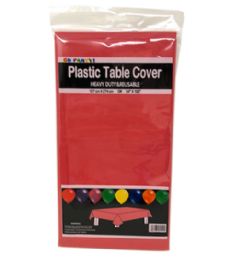 96 Wholesale Table Cover Red 54x108