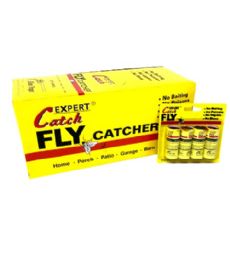 96 Pieces 4 Piece Fly Tape Traps - Pest Control