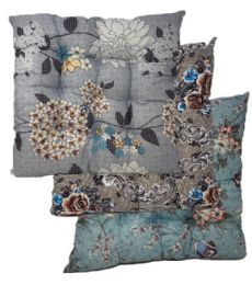24 Pieces Cushion Floral Print - Cushions