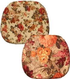 48 Wholesale Seat Cover Flower Style Medium Size