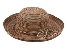 12 Pieces Roll Up Brim Sun Bucket Hats In Assorted Colors - Bucket Hats