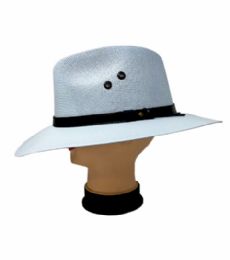 15 Pieces Mens Gray Fedora Hat - Fedoras, Driver Caps & Visor