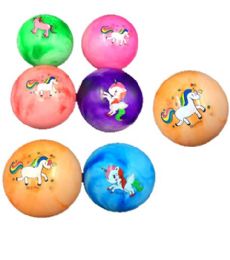 120 Wholesale Pvc Marble Unicorn Ball 9 Inch