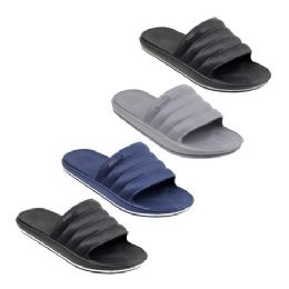 48 Wholesale Mens Slide Sandals