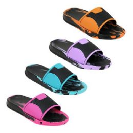 40 of Women's Splatter Slide Assorted