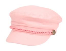 12 Wholesale Cotton Greek Fisherman Hats In Indi Pink