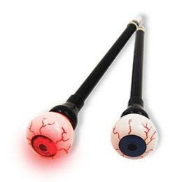 24 Wholesale Light Up Eyeballs Pens Pens With Display