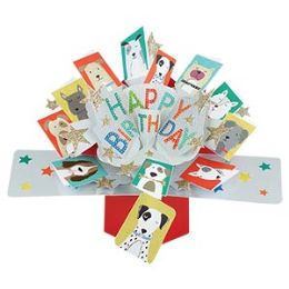 12 Wholesale Happy Birthday PoP-Up CarD- Dogs