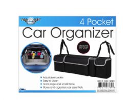 6 Wholesale 35 In X 10 In 4-Pocket Car Trunk Organizer