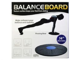 6 Pieces Balance Board Exercise Platform 2 Asst Colors - Outdoor Recreation