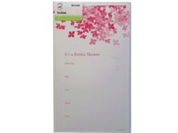 108 Pieces 10ct Pink Hydrangea Bridal Shower Invitation Set - Invitations & Cards