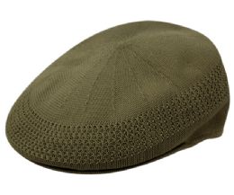 18 Wholesale Mesh Ivy Caps In Olive