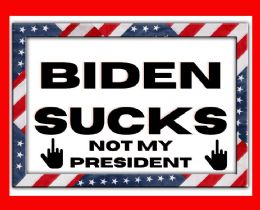 120 Wholesale Biden Sucks Trump 2024 Bumper Stickers