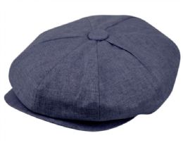 12 Wholesale Newsboy Caps In Navy