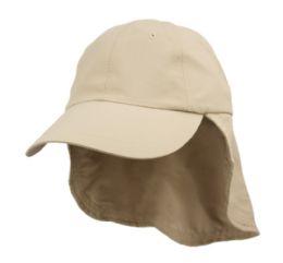 12 Wholesale Outdoor Fishing Camping Cap W/neck Flap Cover