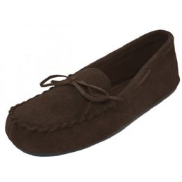 24 Wholesale Wholesale Women's Brown Leather Moccasins