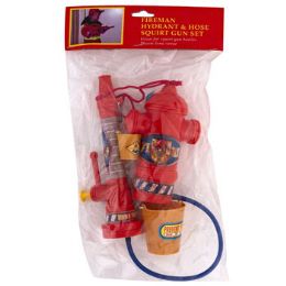 72 Wholesale Fireman Hydrant & Hose Squirt