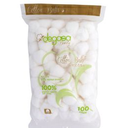 24 Pieces Cotton Balls 100ct 100% Cotton - Personal Care Items