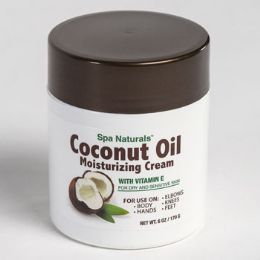 12 Pieces Coconut Oil Moisturizing Cream With Vitamin E 6 Oz Jar - Bath & Body
