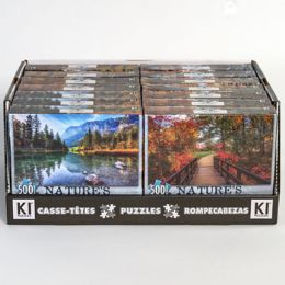 14 Wholesale Puzzle 500pc Size 11x18.25 Asst