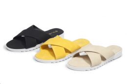 12 Pairs 12 Ladies' Sandals In Mustard - Women's Sandals