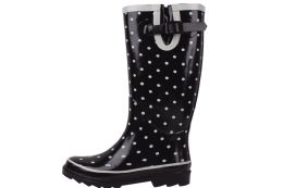 12 Wholesale Ladies' Rubber Rain Boots 13 Inches Tall