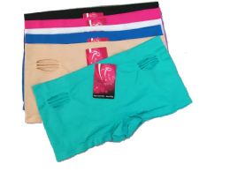 60 Pieces Ladies' Seamless Boxers - Girls Underwear and Pajamas