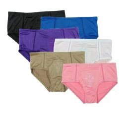 48 of Mama's Nylon Briefs Assorted Colors
