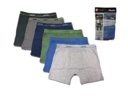 36 Pieces Men's Cotton Boxer Briefs Plus Size - Mens Underwear