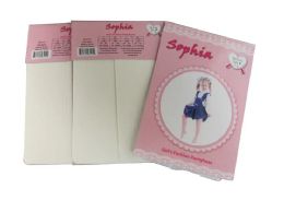 48 Pieces Girl's Pantyhose In Off White Color - Girls Socks & Tights