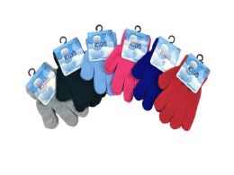72 Pairs Kid's Magic Glove - Assorted - Knitted Stretch Gloves